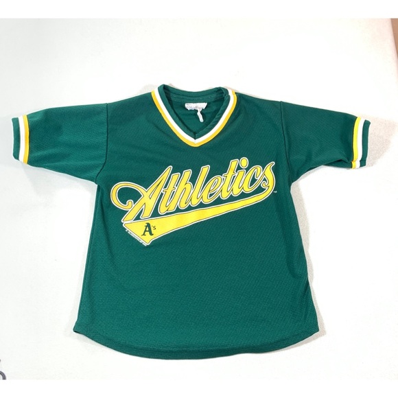 MLB Shirts & Tops Vintage Oakland As Mlb Youth Baseball Jersey Shirt 200 Medium Poshmark